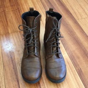 Barley worn combat boots!